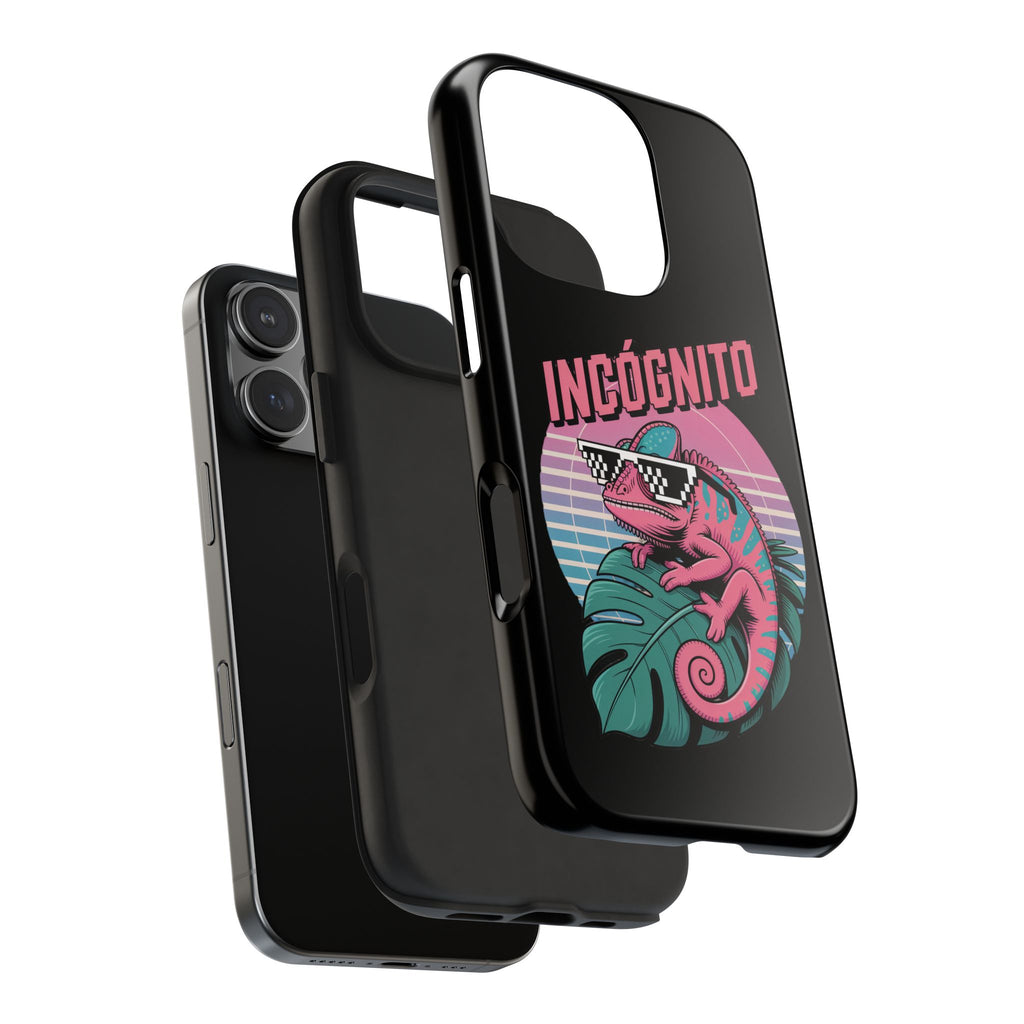 Incógnito Retro Chameleon Tough Phone Case | Synthwave Aesthetic