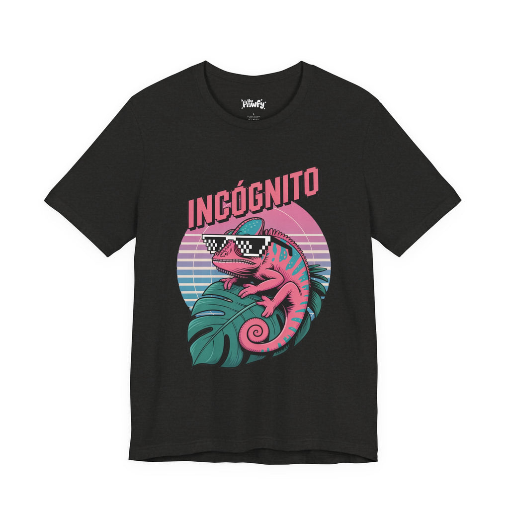 Incógnito Retro Chameleon Graphic T-Shirt | Synthwave Streetwear