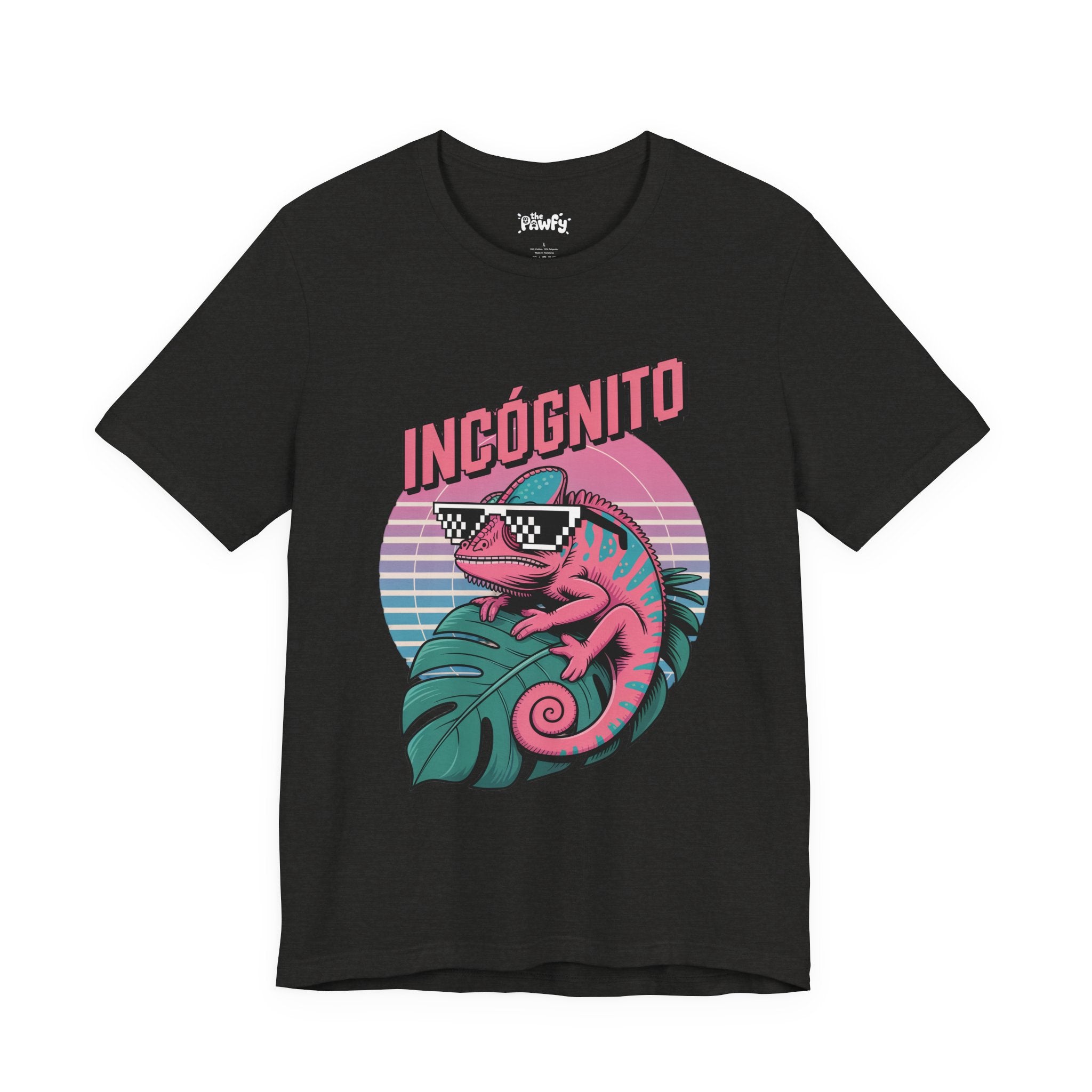 Incógnito Retro Chameleon Graphic T-Shirt | Synthwave Streetwear