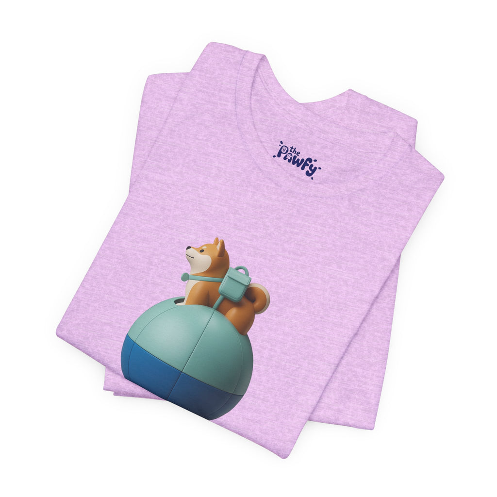 Anywhere Shiba Graphic T-Shirt | Minimalist Vinyl Toy Streetwear