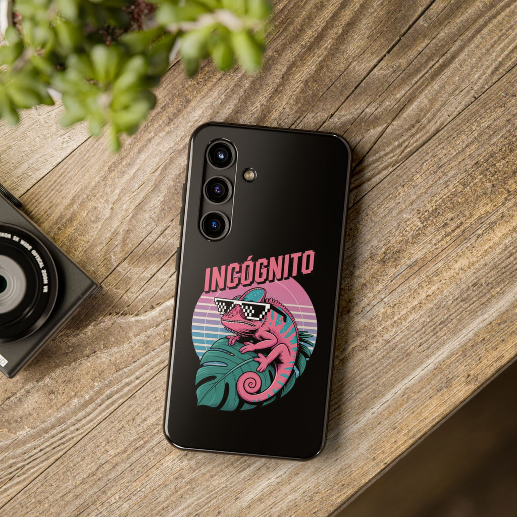 Incógnito Retro Chameleon Tough Phone Case | Synthwave Aesthetic