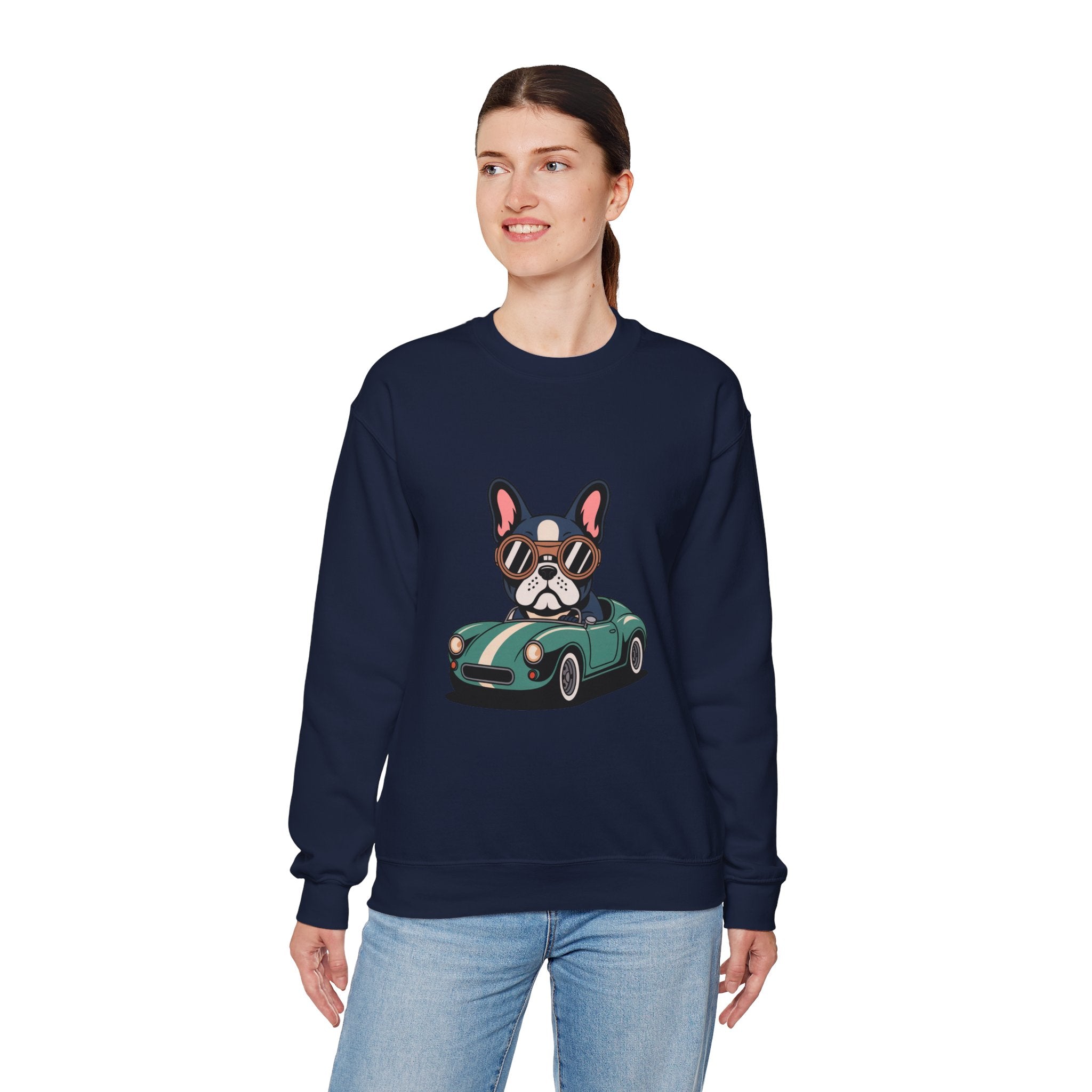 Syndicate Racer Frenchie Crewneck | Vintage Speed Series