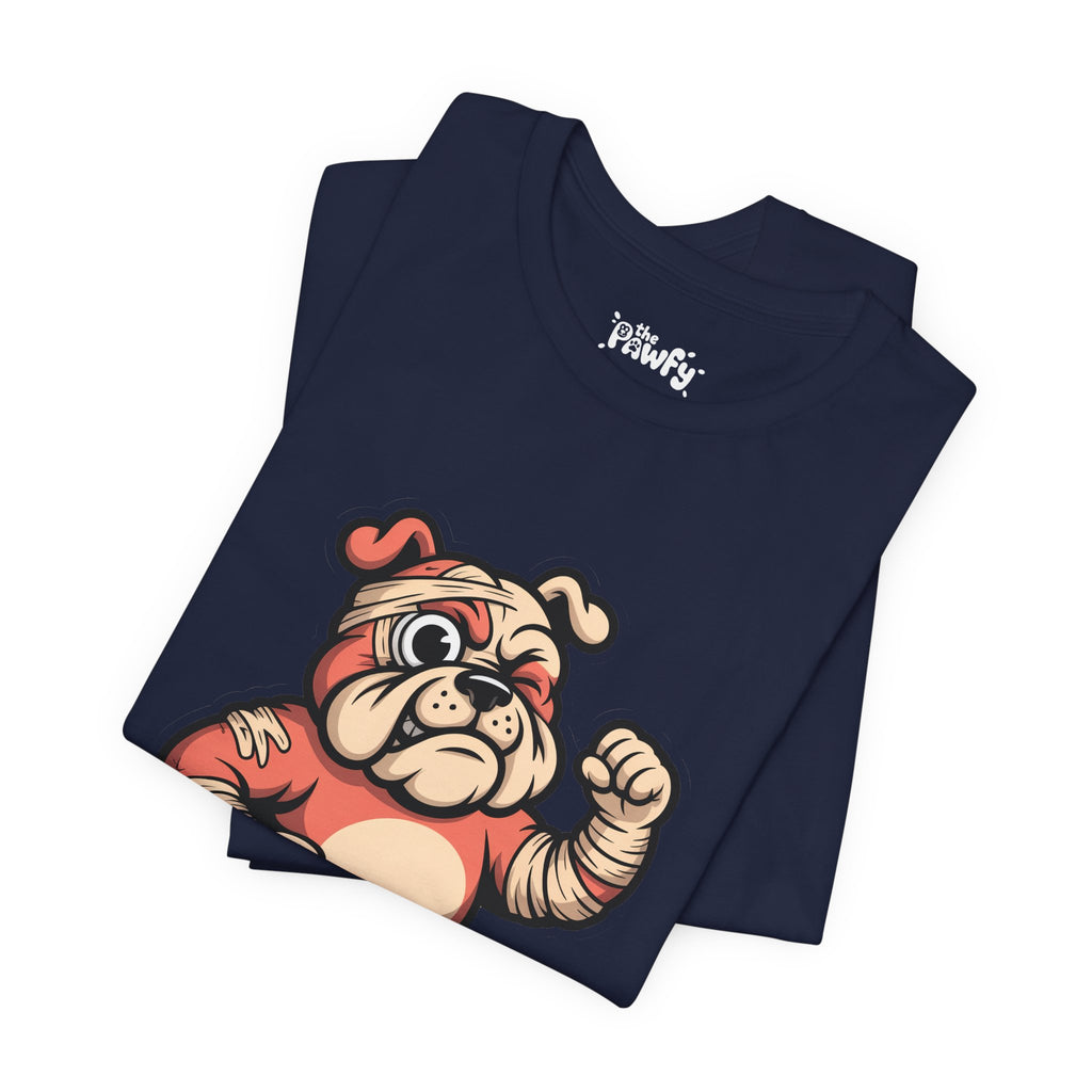 Still Standing Bulldog Graphic T-Shirt | Vintage Fighter Streetwear