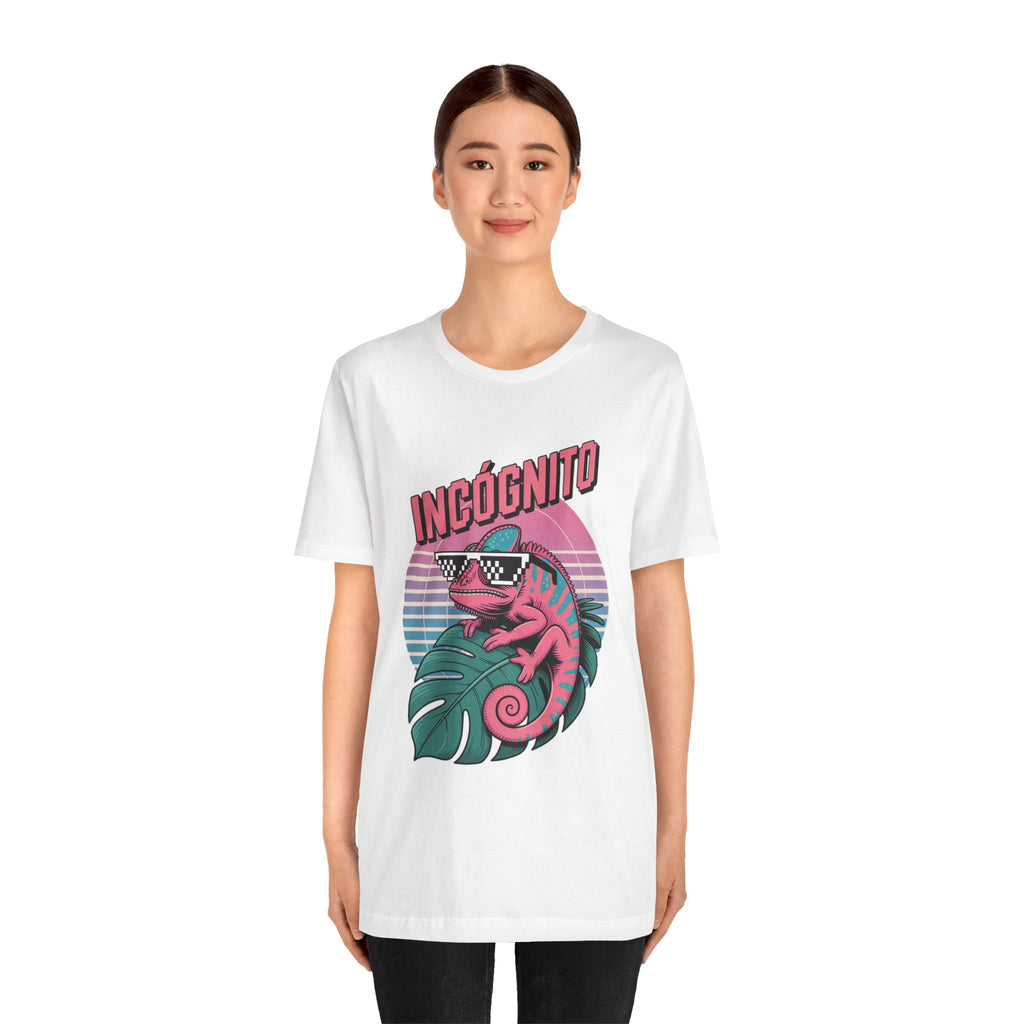 Incógnito Retro Chameleon Graphic T-Shirt | Synthwave Streetwear