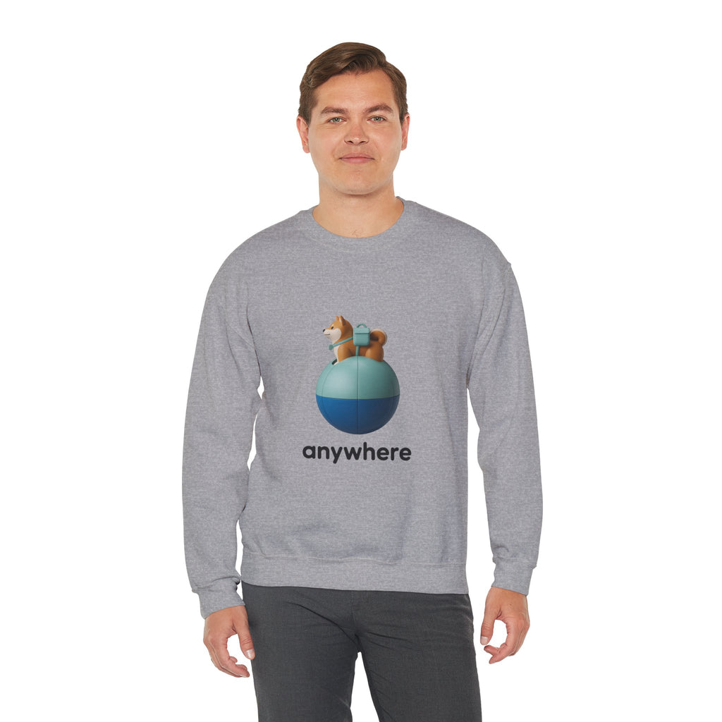 Anywhere Shiba 3D Crewneck | The Vinyl Toy Capsule