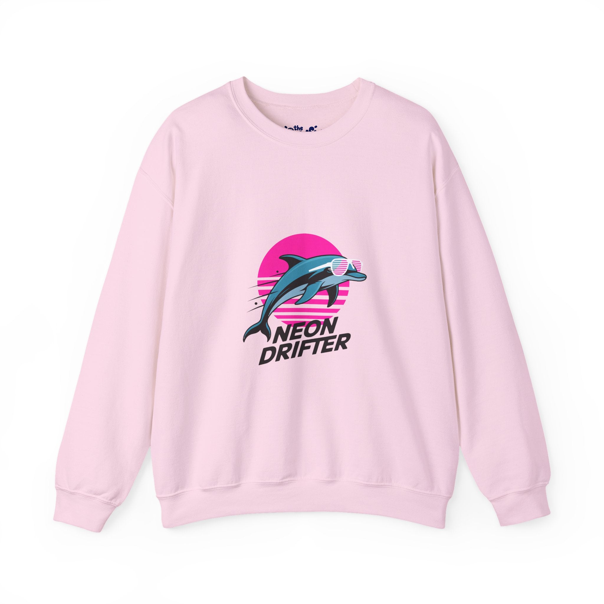Neon Drifter Outrun Crewneck | 80s Velocity Series