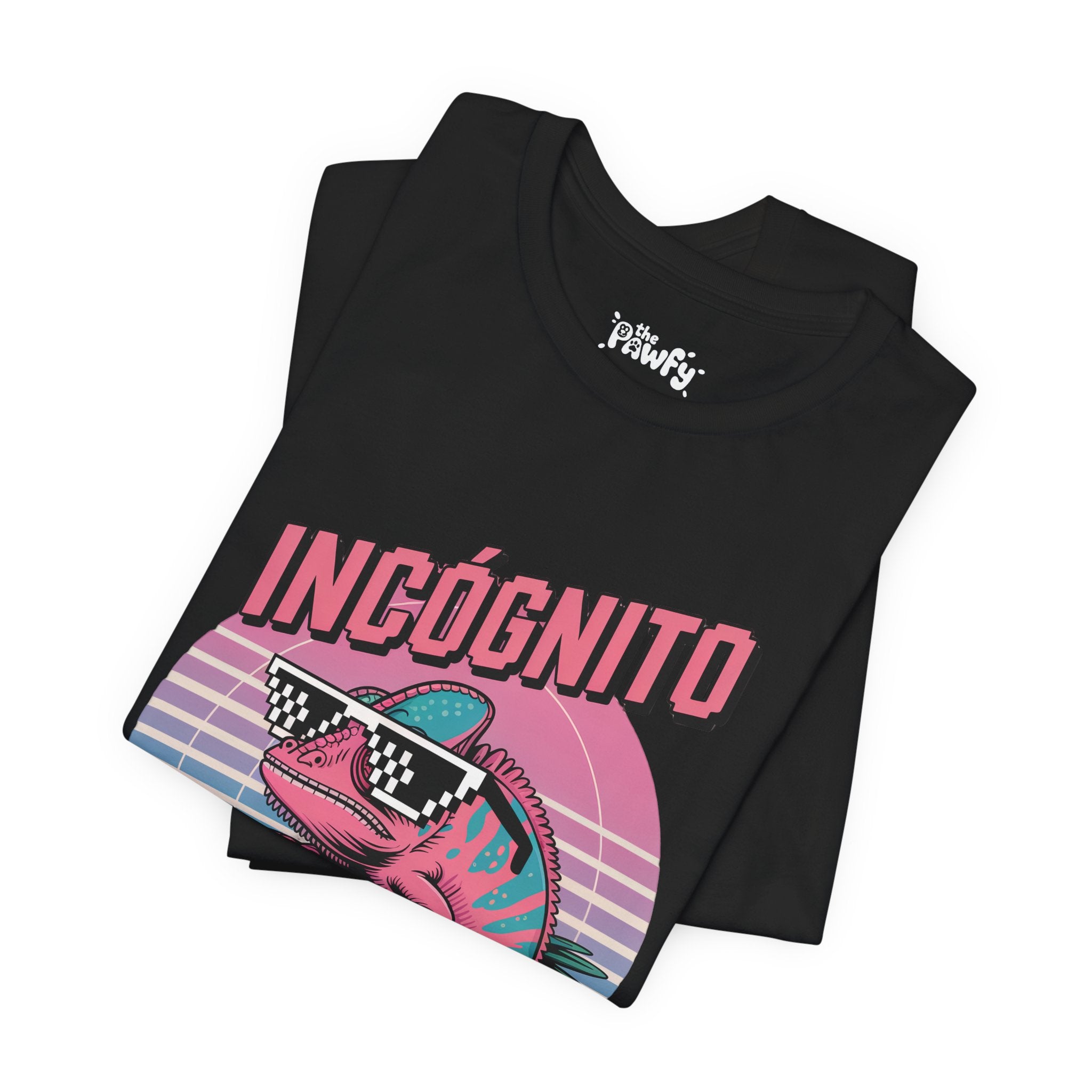 Incógnito Retro Chameleon Graphic T-Shirt | Synthwave Streetwear
