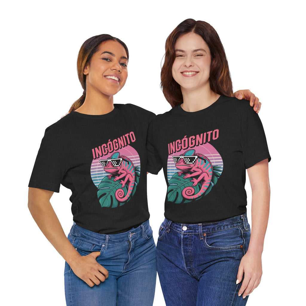 Incógnito Retro Chameleon Graphic T-Shirt | Synthwave Streetwear
