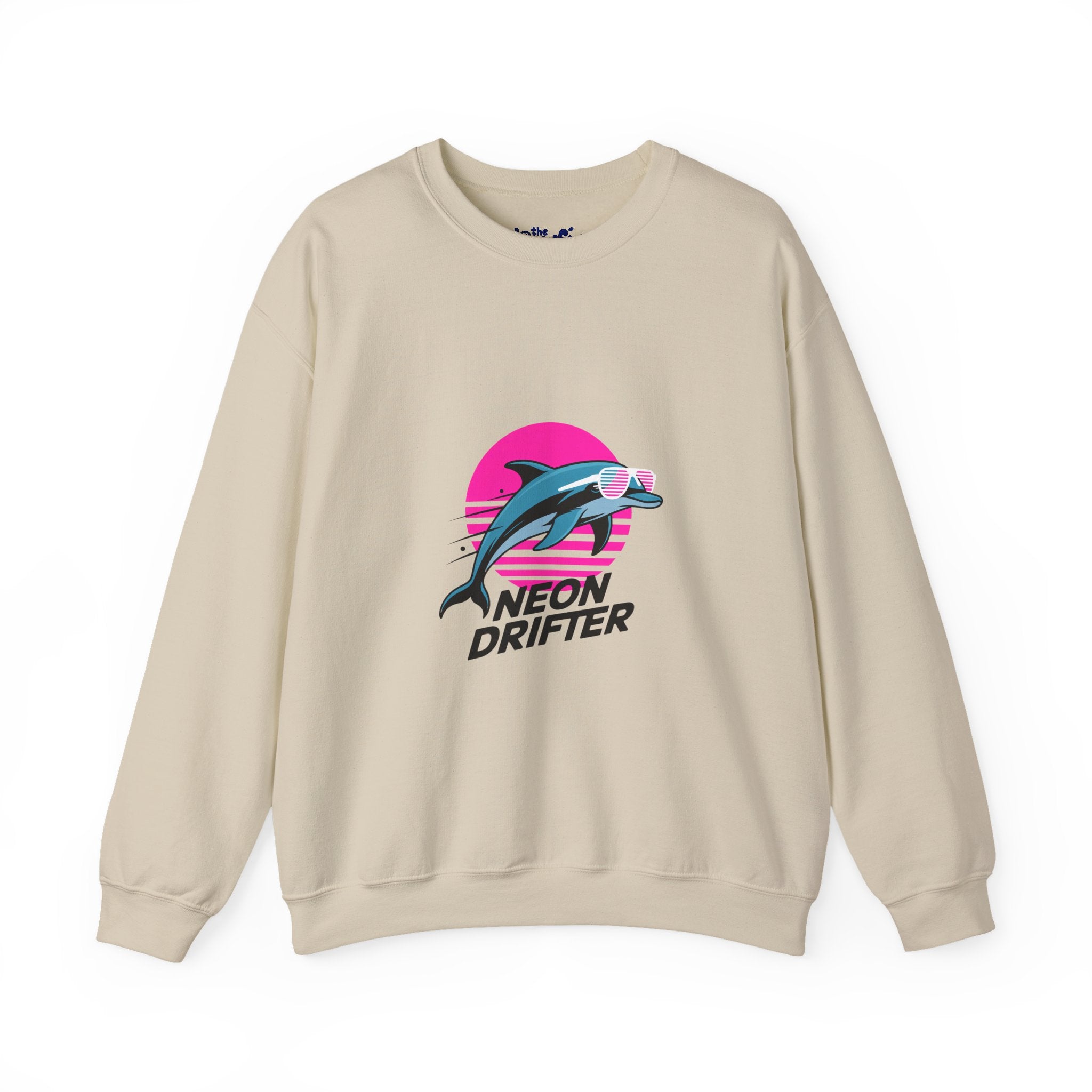 Neon Drifter Outrun Crewneck | 80s Velocity Series